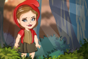 Red Girl in the Woods